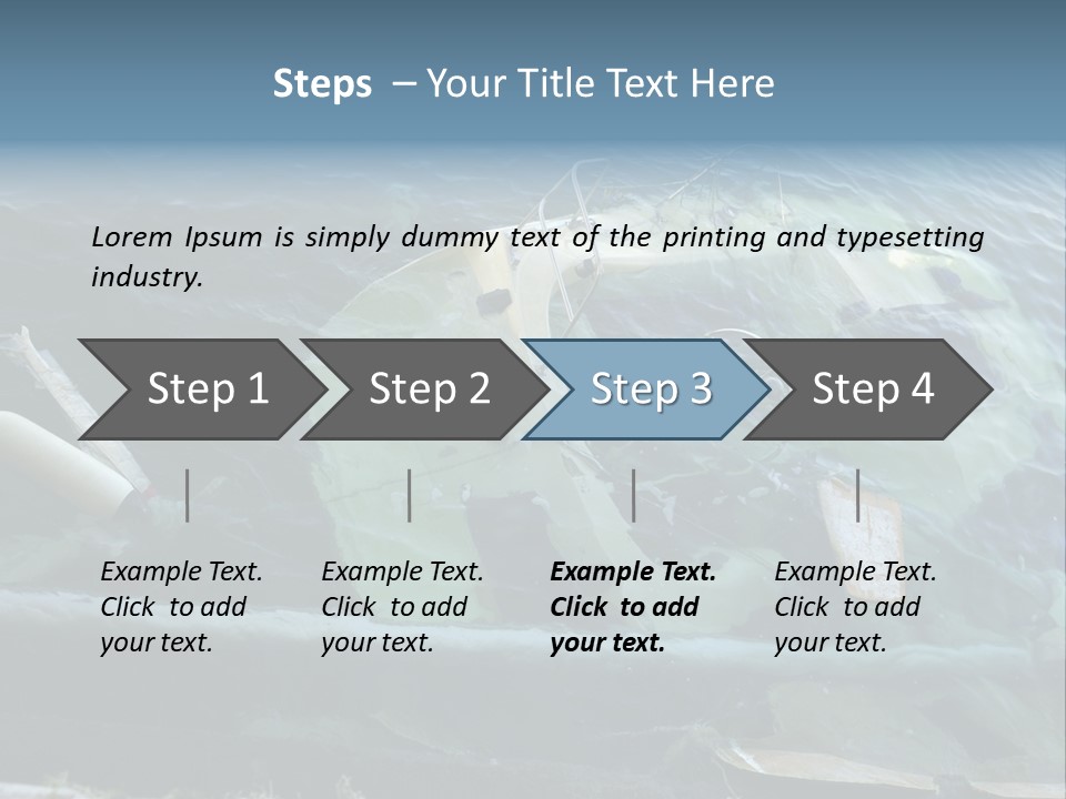 Ocean Single Mother PowerPoint Template