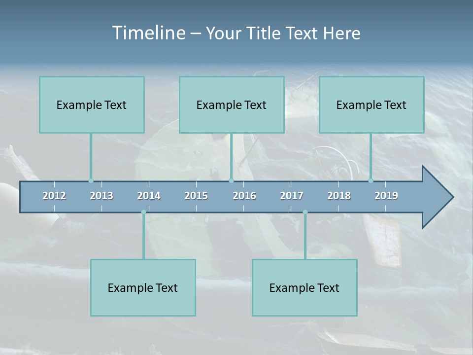 Ocean Single Mother PowerPoint Template