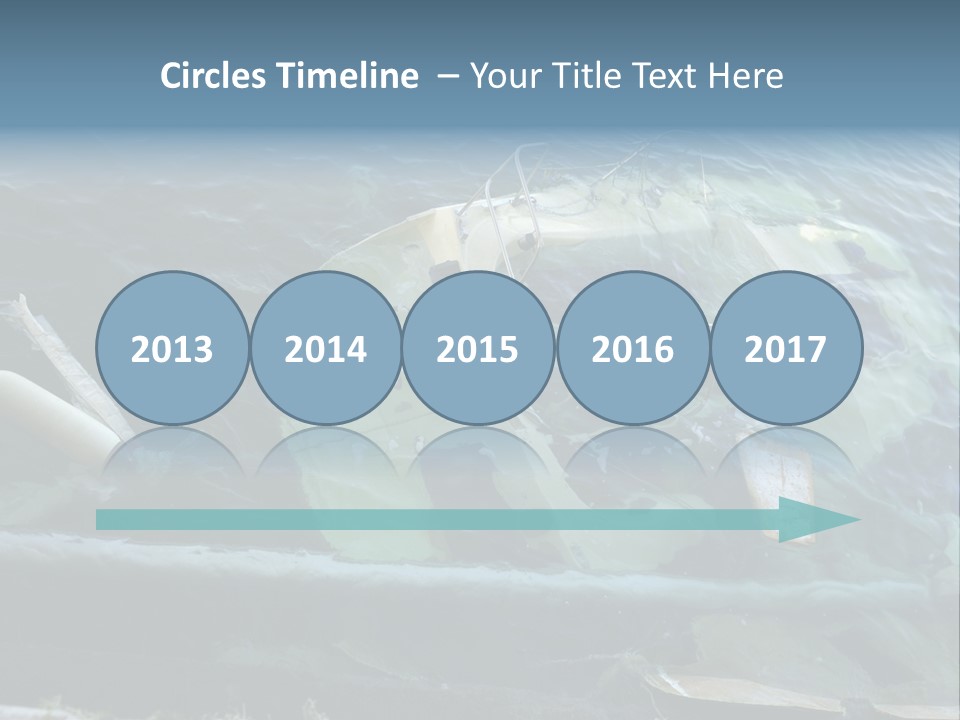 Ocean Single Mother PowerPoint Template