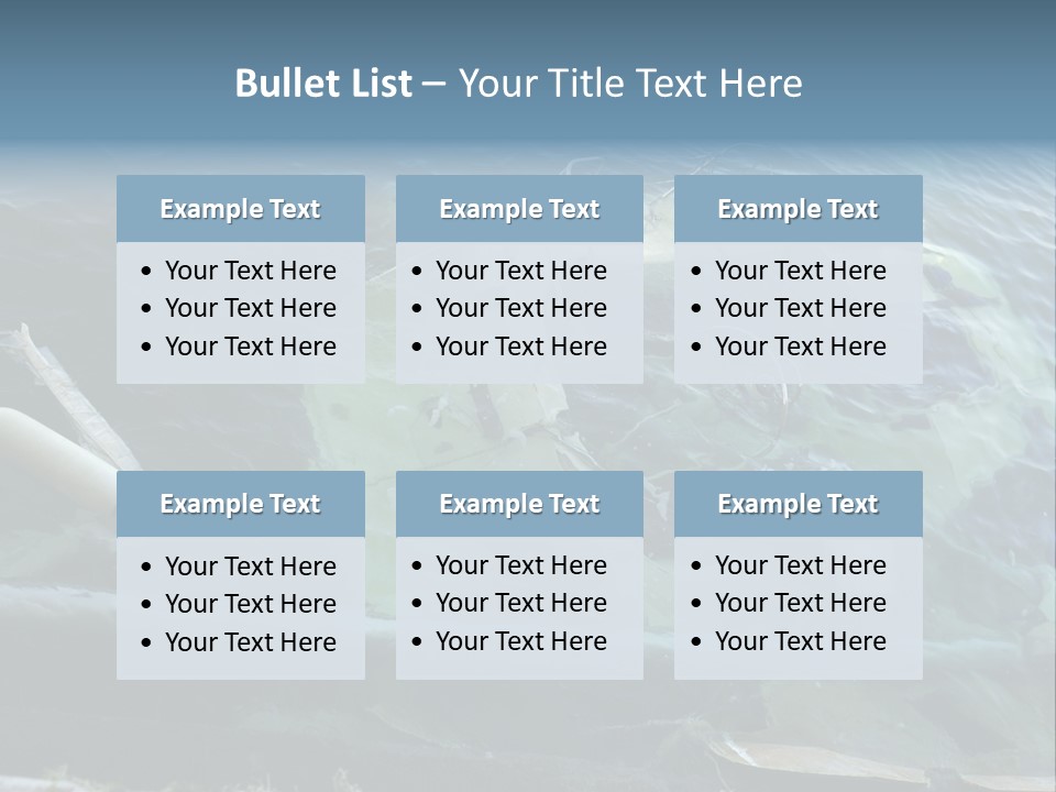 Ocean Single Mother PowerPoint Template