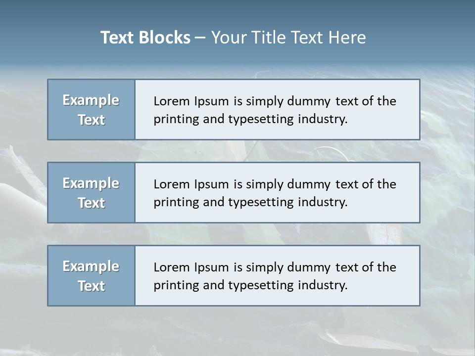Ocean Single Mother PowerPoint Template