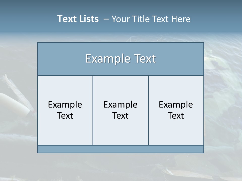 Ocean Single Mother PowerPoint Template
