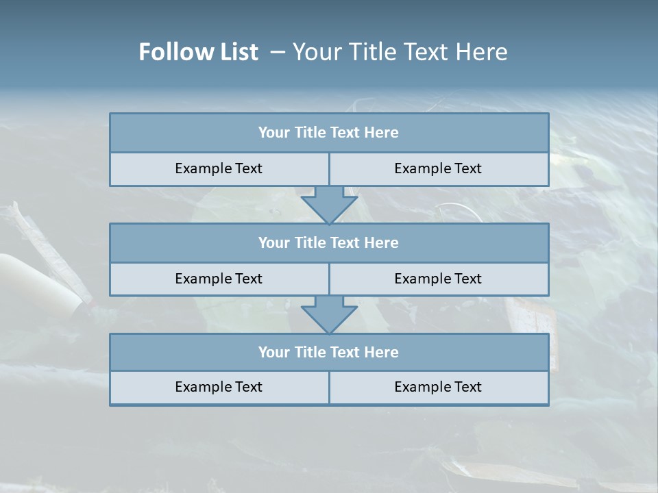 Ocean Single Mother PowerPoint Template