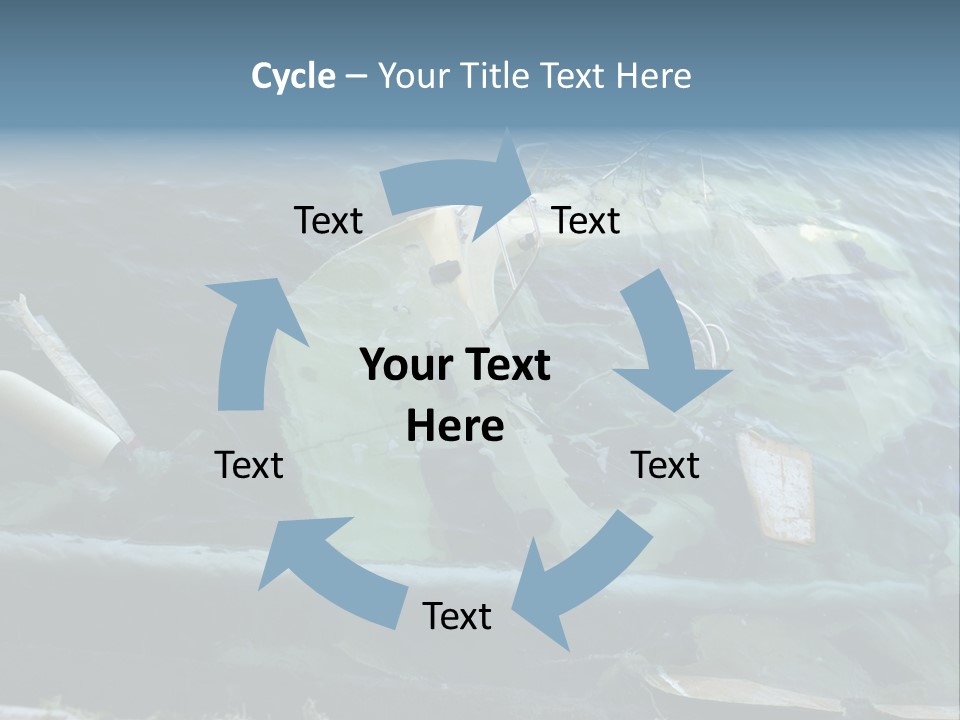 Ocean Single Mother PowerPoint Template