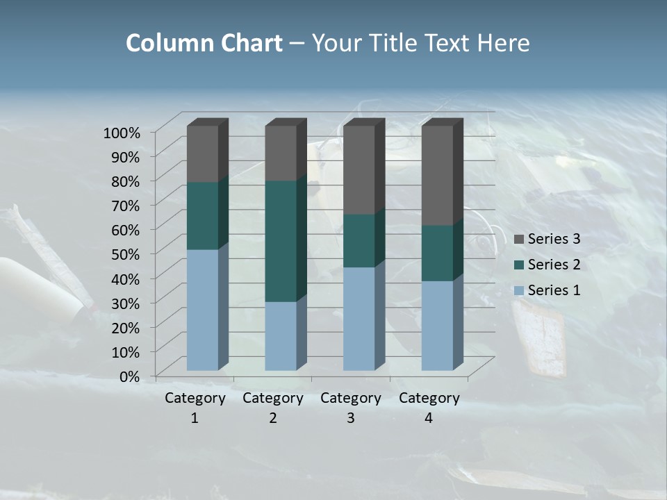 Ocean Single Mother PowerPoint Template
