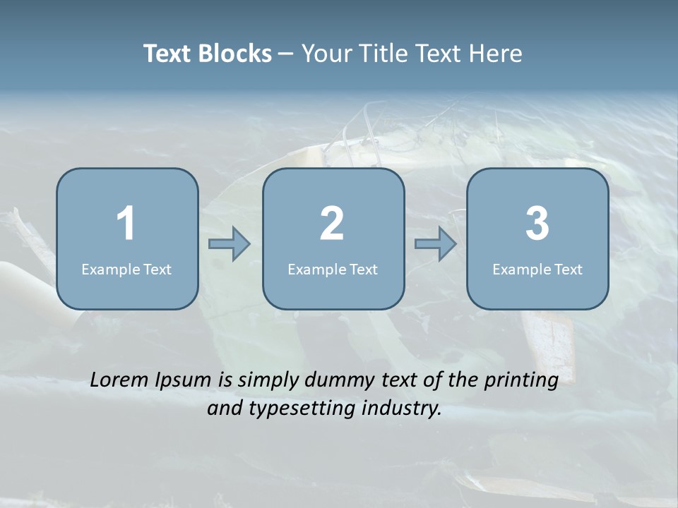 Ocean Single Mother PowerPoint Template