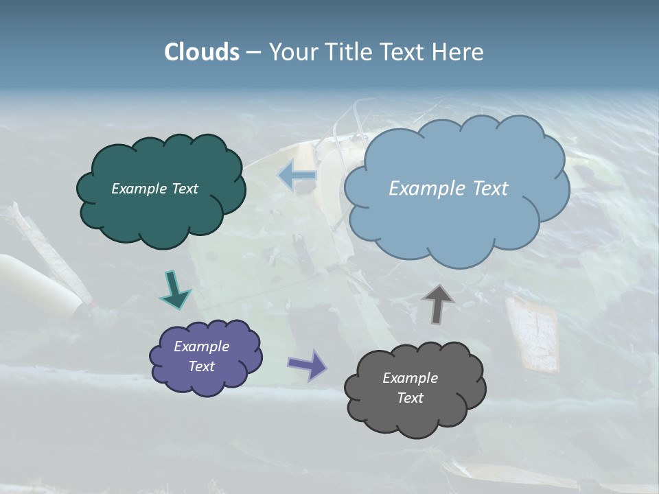 Ocean Single Mother PowerPoint Template