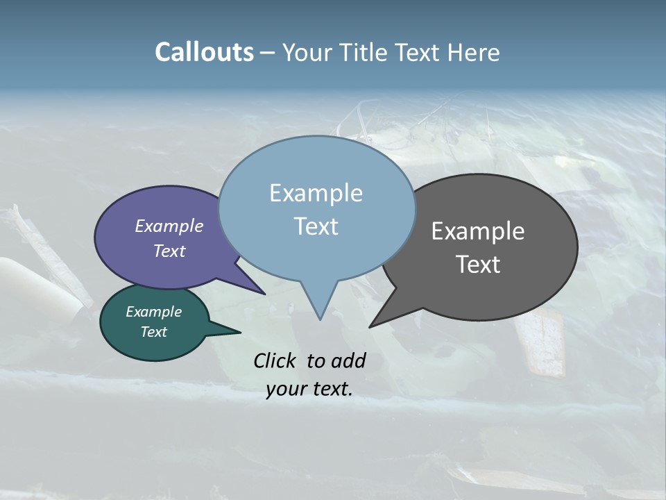 Ocean Single Mother PowerPoint Template