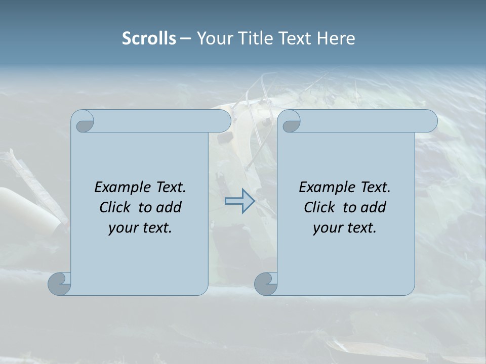 Ocean Single Mother PowerPoint Template
