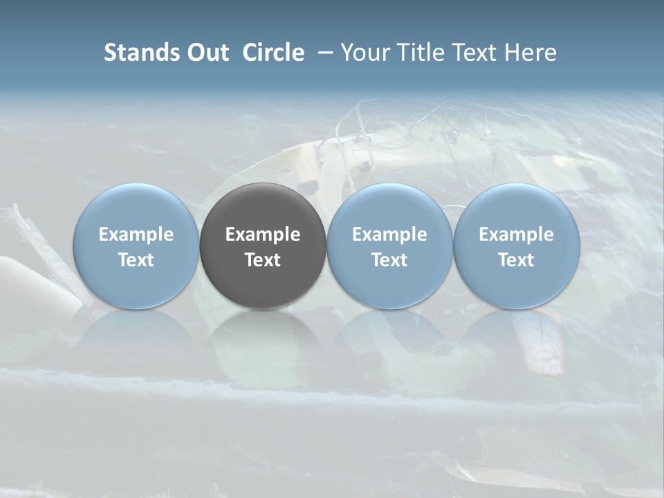 Ocean Single Mother PowerPoint Template