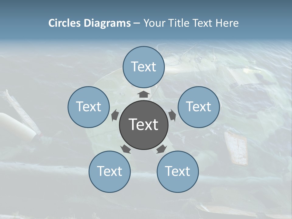 Ocean Single Mother PowerPoint Template