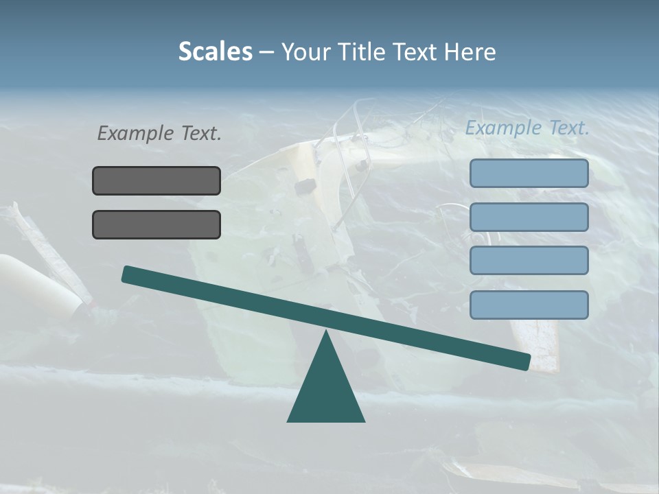 Ocean Single Mother PowerPoint Template