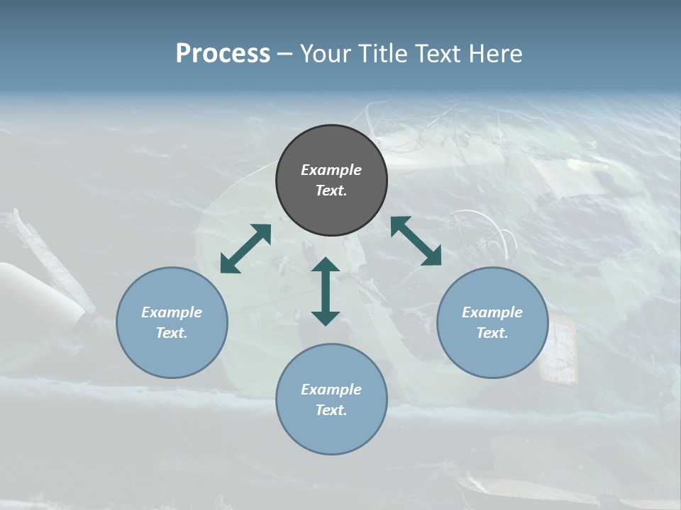 Ocean Single Mother PowerPoint Template