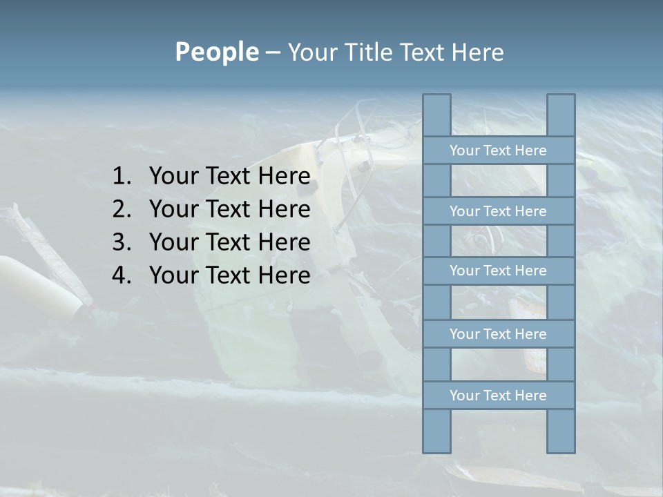 Ocean Single Mother PowerPoint Template