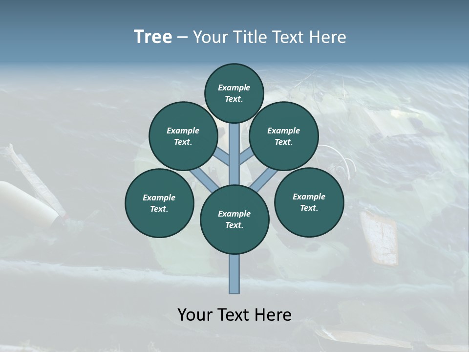 Ocean Single Mother PowerPoint Template