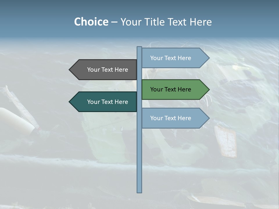 Ocean Single Mother PowerPoint Template