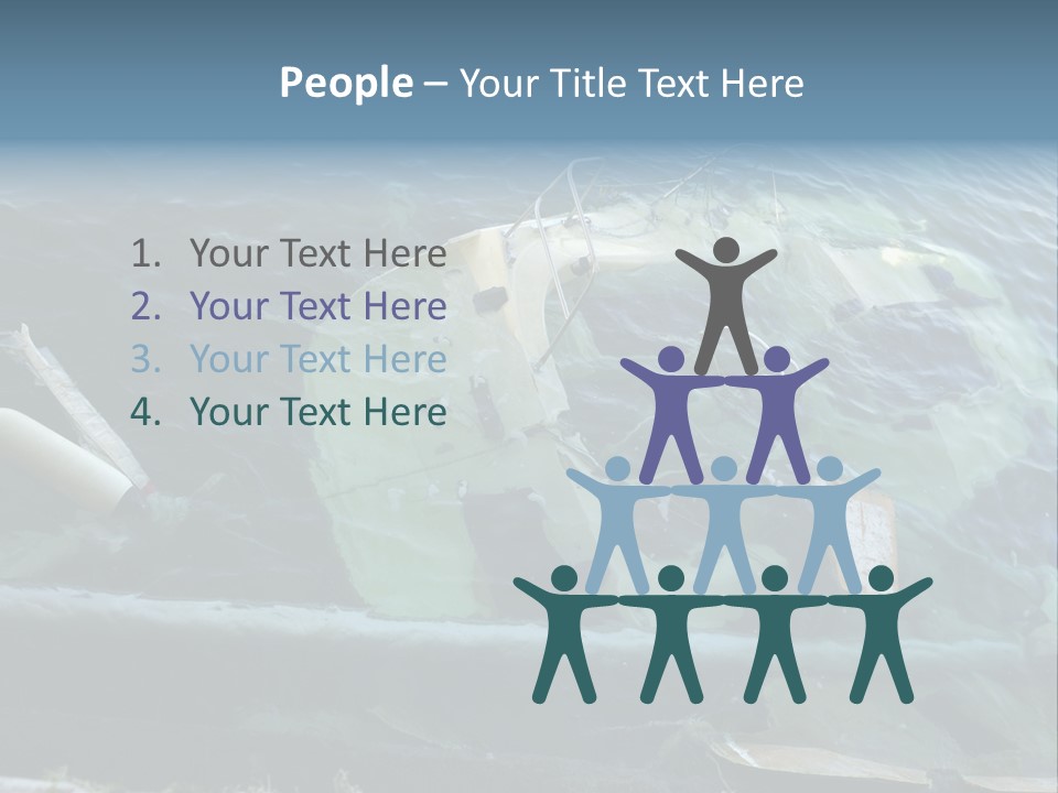 Ocean Single Mother PowerPoint Template