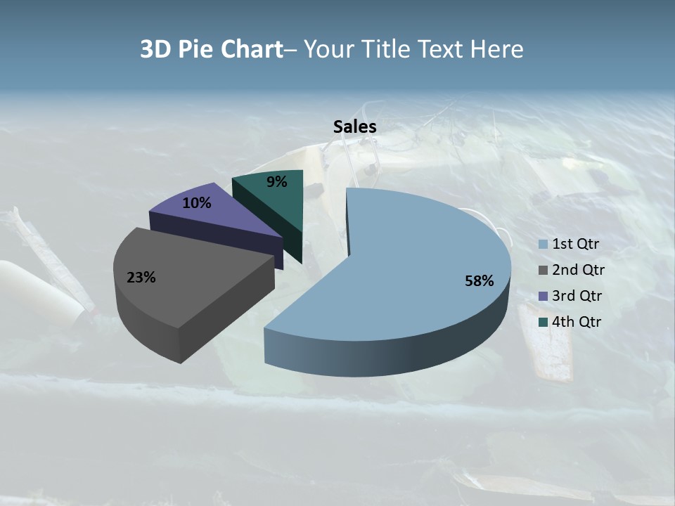 Ocean Single Mother PowerPoint Template