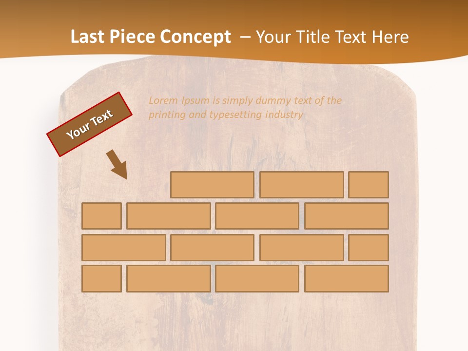 Single Peaceful Coast PowerPoint Template