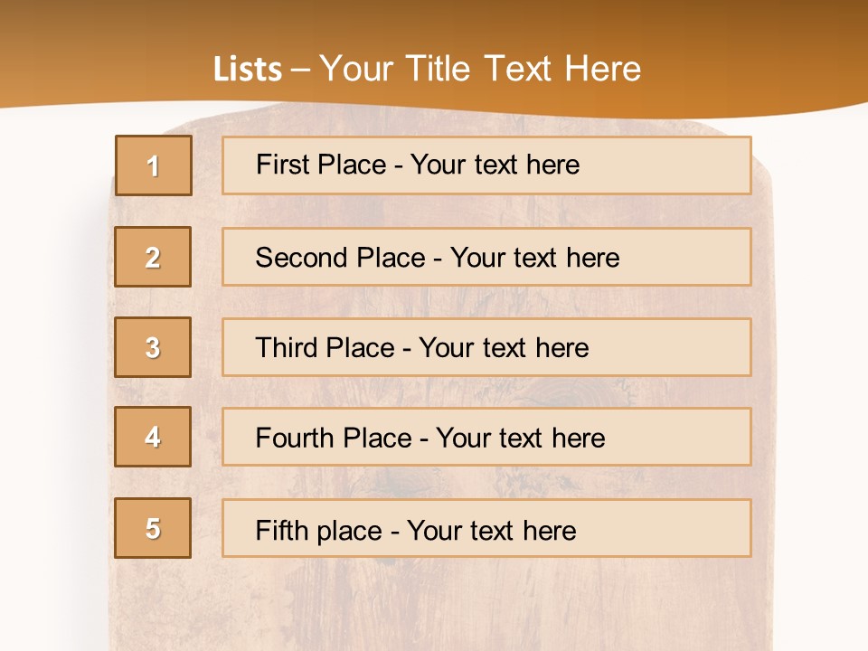 Single Peaceful Coast PowerPoint Template
