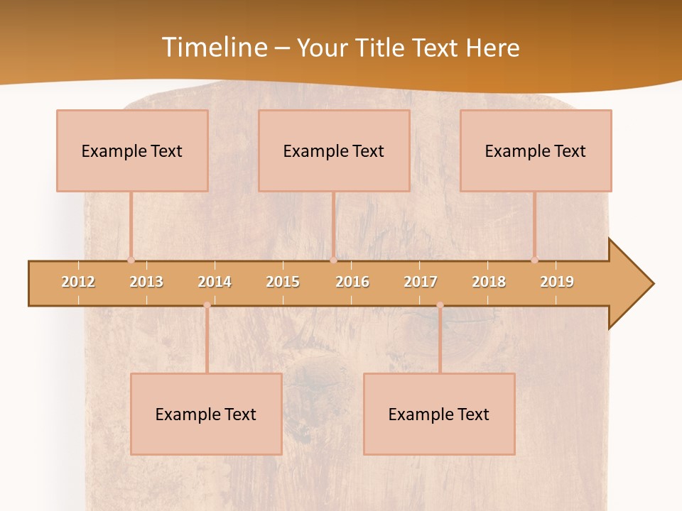 Single Peaceful Coast PowerPoint Template