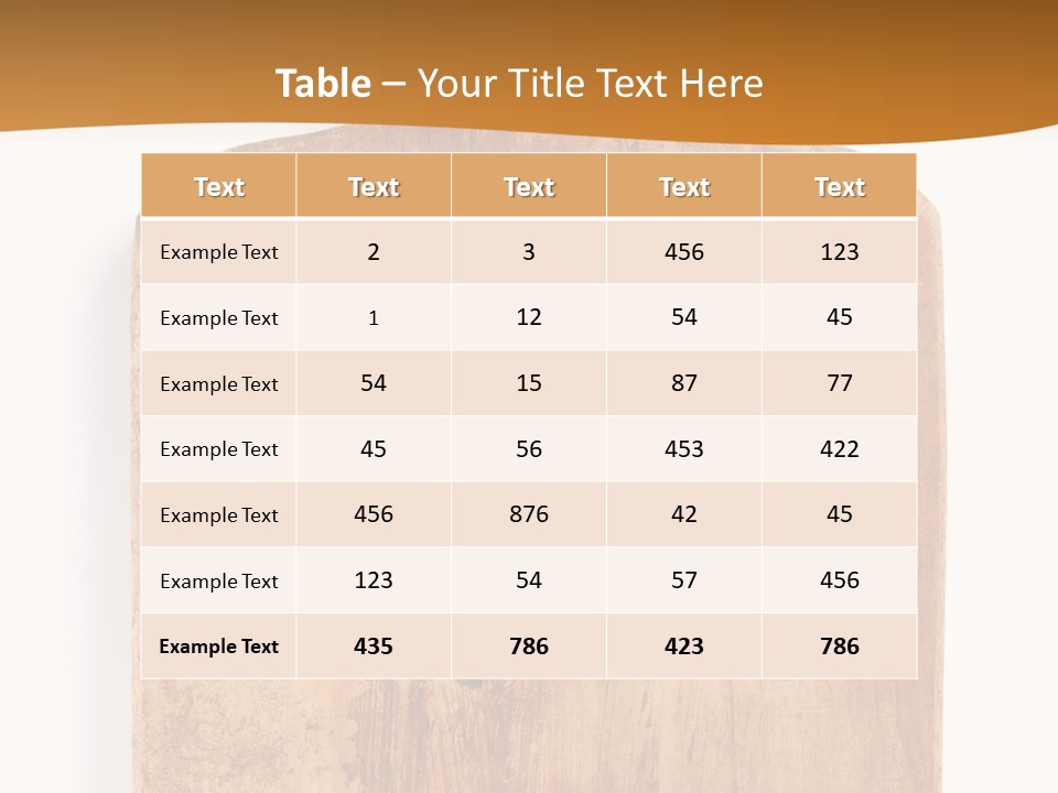 Single Peaceful Coast PowerPoint Template