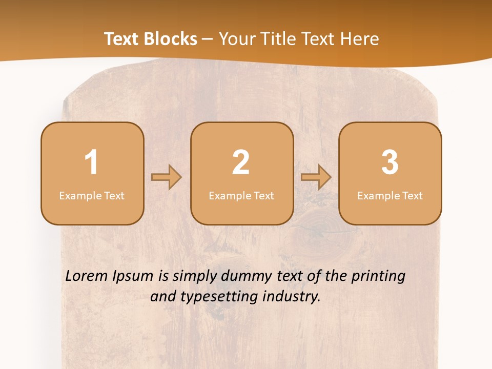 Single Peaceful Coast PowerPoint Template
