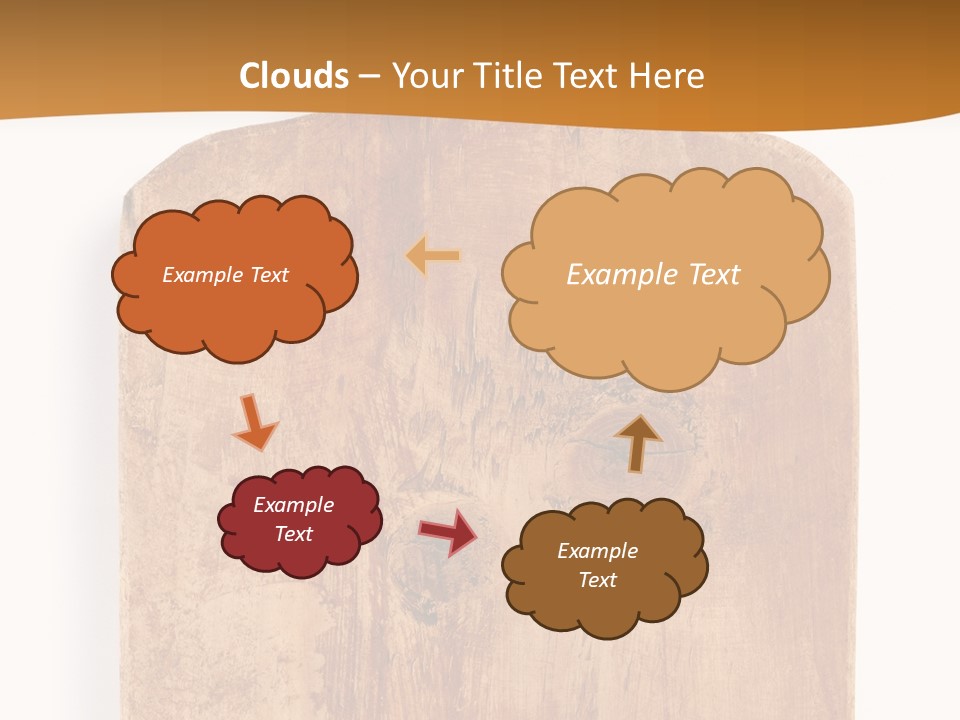 Single Peaceful Coast PowerPoint Template