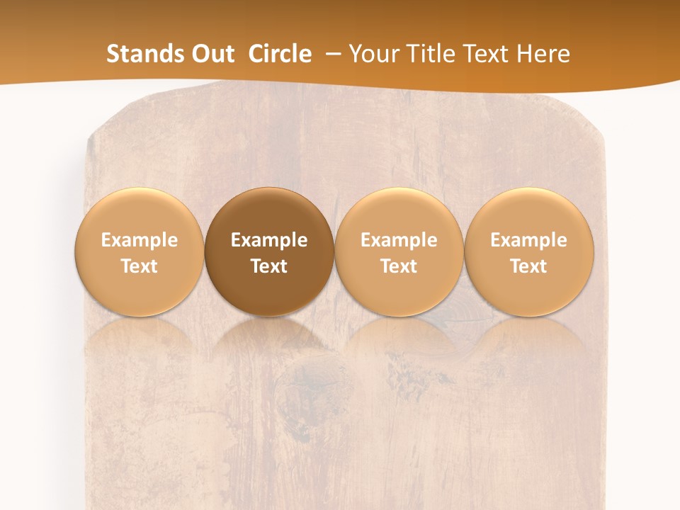 Single Peaceful Coast PowerPoint Template