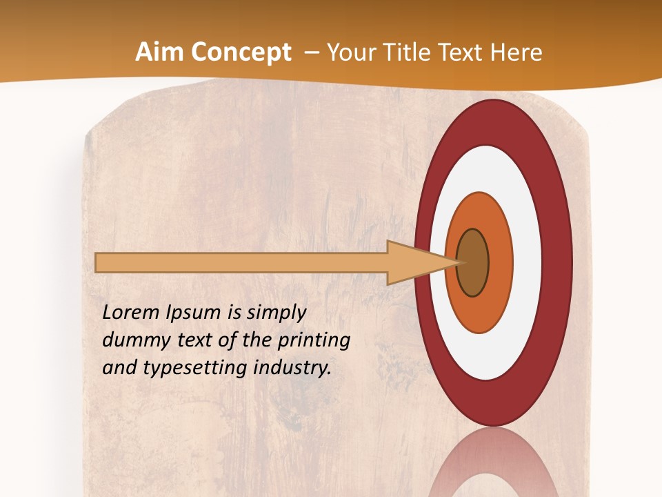 Single Peaceful Coast PowerPoint Template