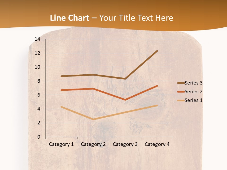 Single Peaceful Coast PowerPoint Template