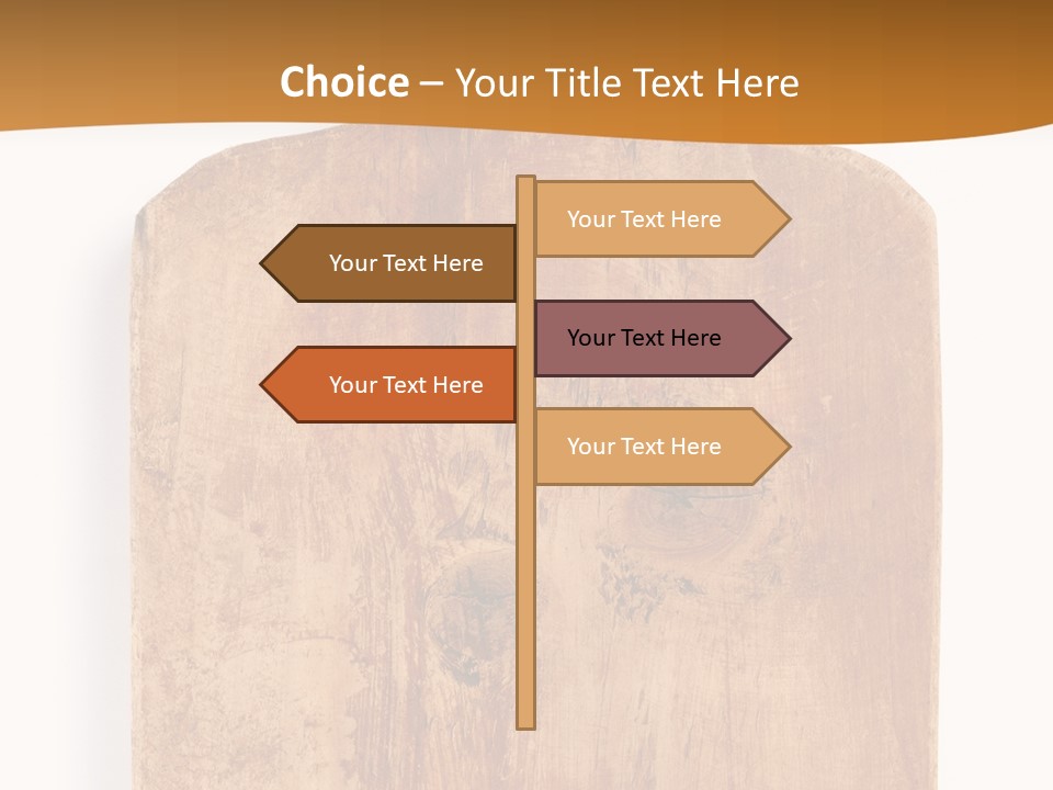 Single Peaceful Coast PowerPoint Template