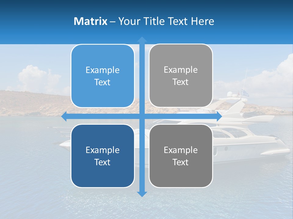 Senior Elderly Ocean PowerPoint Template