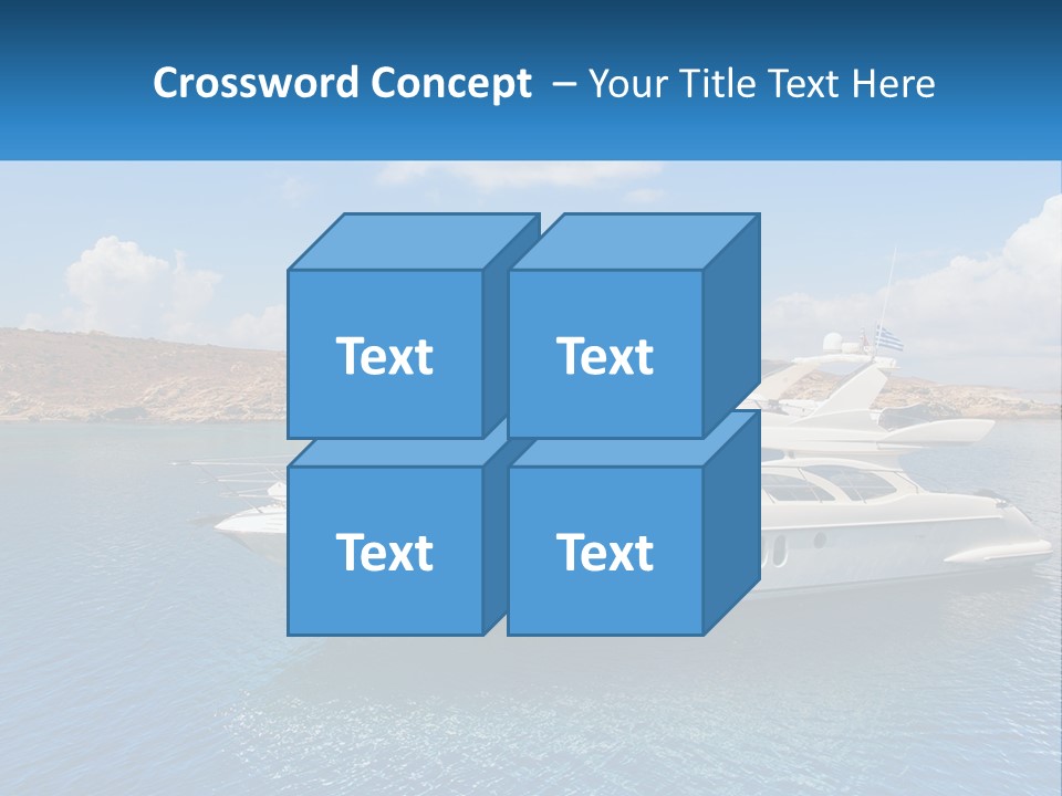 Senior Elderly Ocean PowerPoint Template