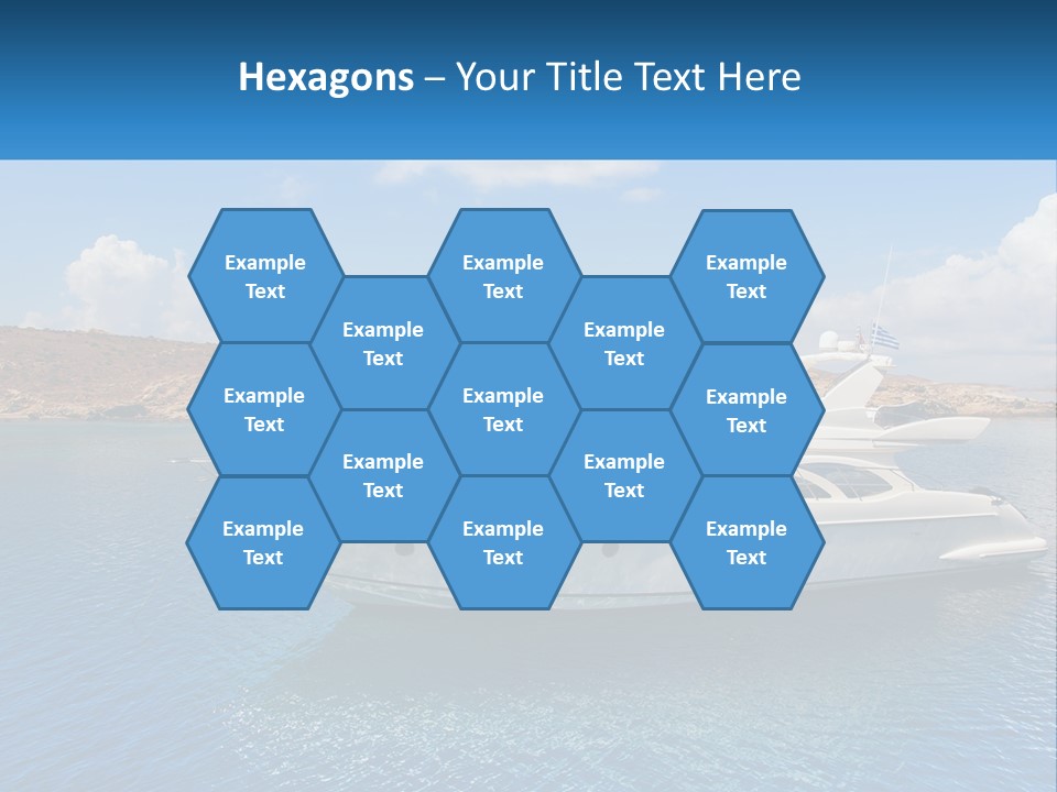 Senior Elderly Ocean PowerPoint Template