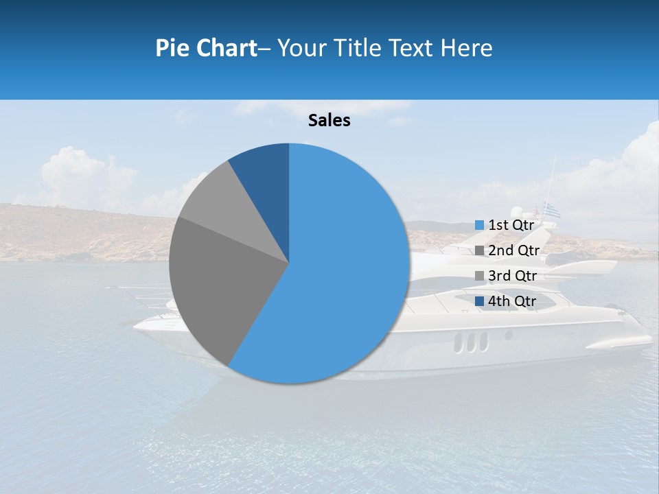 Senior Elderly Ocean PowerPoint Template