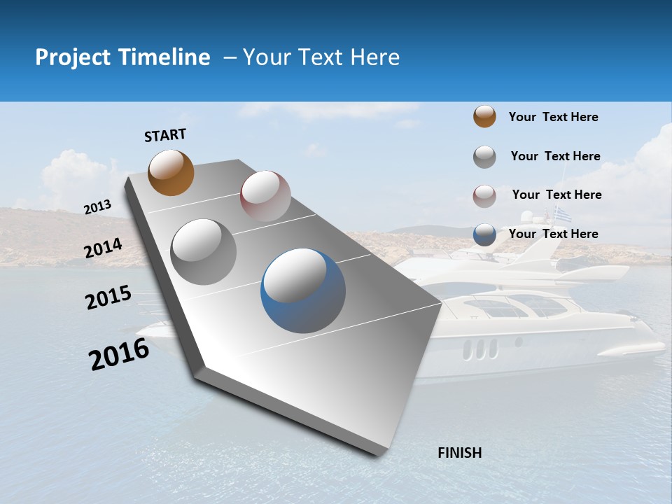 Senior Elderly Ocean PowerPoint Template
