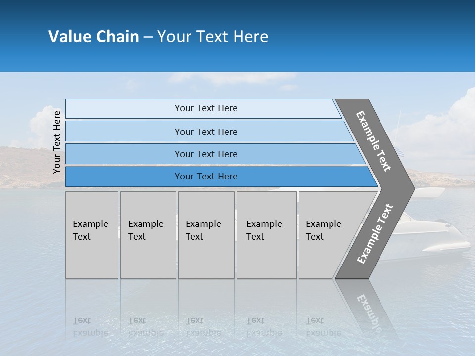 Senior Elderly Ocean PowerPoint Template