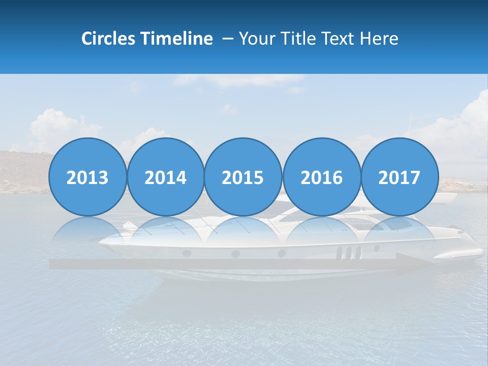 Senior Elderly Ocean PowerPoint Template