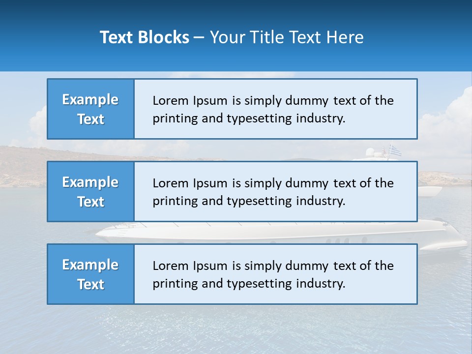 Senior Elderly Ocean PowerPoint Template