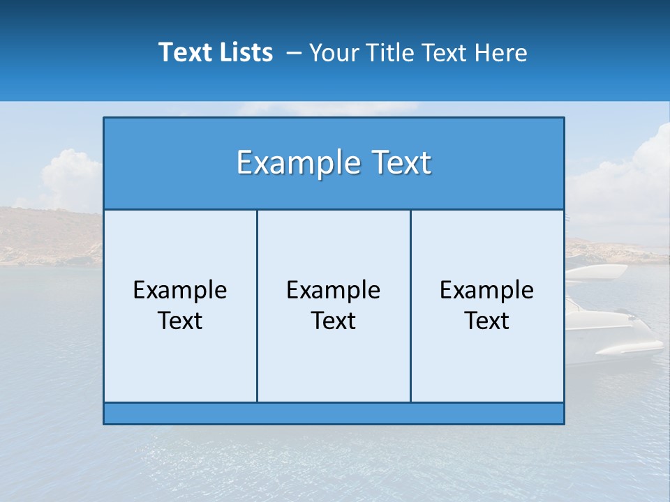 Senior Elderly Ocean PowerPoint Template