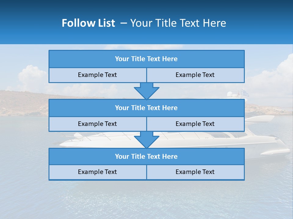 Senior Elderly Ocean PowerPoint Template