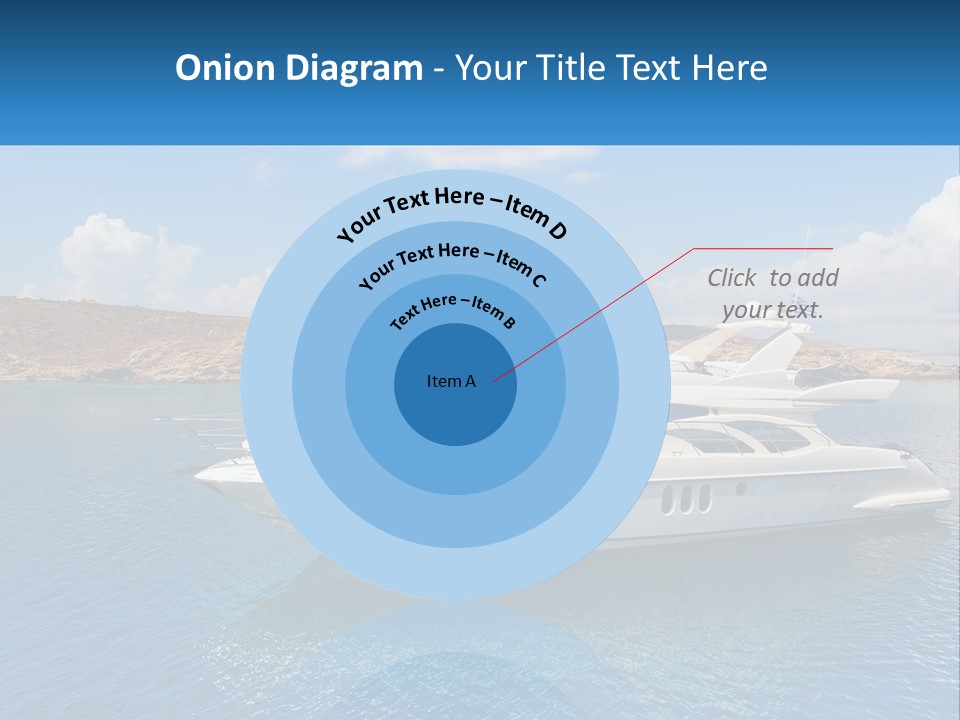 Senior Elderly Ocean PowerPoint Template