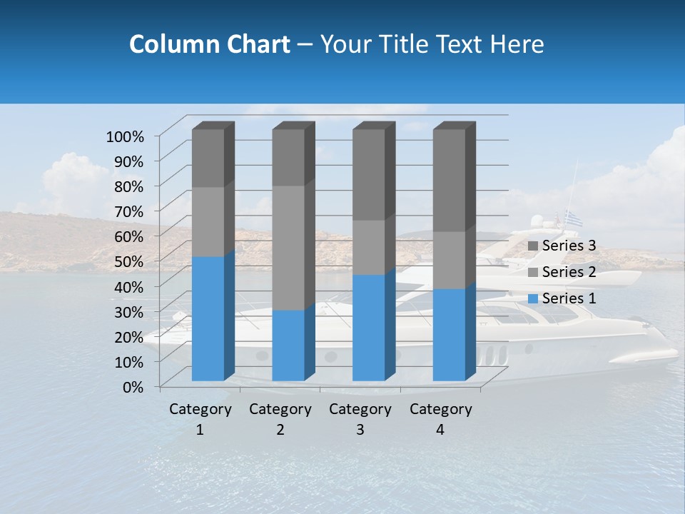 Senior Elderly Ocean PowerPoint Template