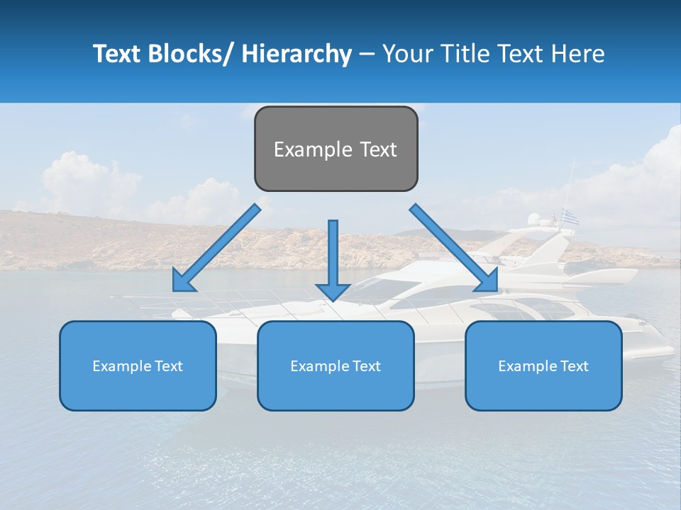 Senior Elderly Ocean PowerPoint Template