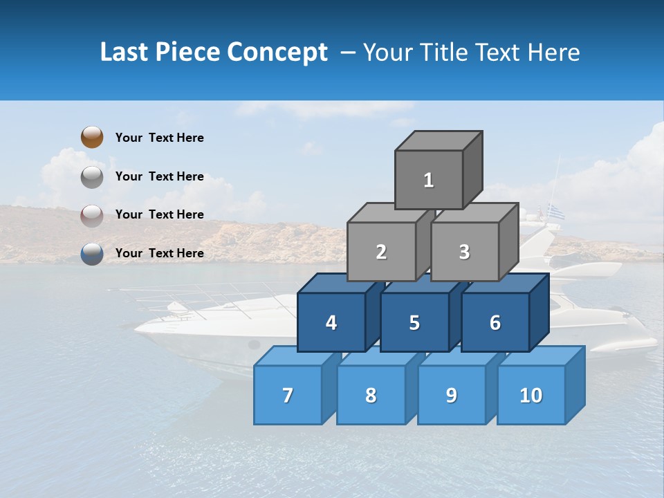 Senior Elderly Ocean PowerPoint Template