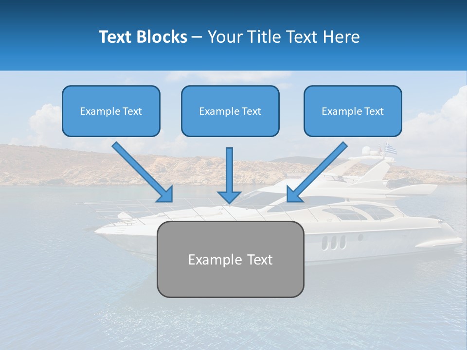 Senior Elderly Ocean PowerPoint Template