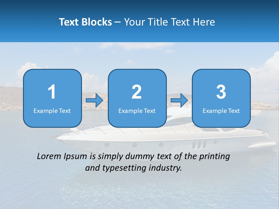 Senior Elderly Ocean PowerPoint Template