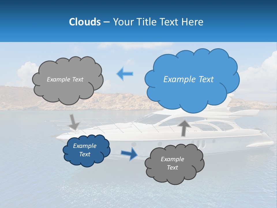 Senior Elderly Ocean PowerPoint Template