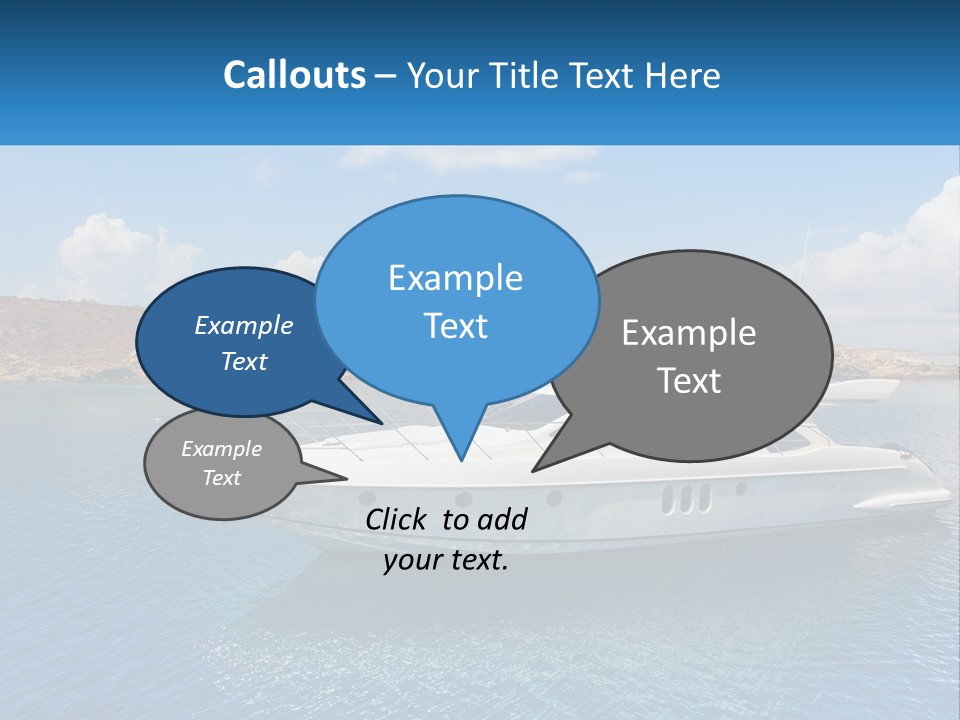 Senior Elderly Ocean PowerPoint Template